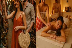 Marrakech: Souk Tour & Berber Hammam with Massage