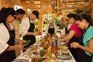 Marrakech : cours de cuisine marocaine avec déjeuner et thé à la menthe