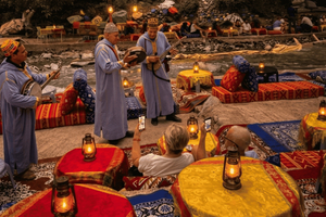 Vallée de l'Ourika, soirée dans l'Atlas et dîner au bord de la rivière en option