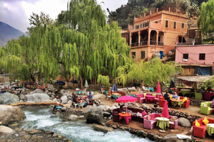 Excursion privée à la vallée de l'Ourika avec déjeuner (facultatif)