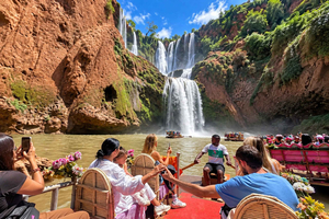 Ouzoud Waterfalls, Guided Hike, Boat Ride + Lunch