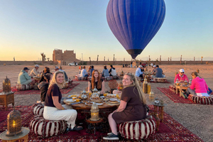 Marrakech : montgolfière au lever du soleil avec petit-déjeuner/transfert