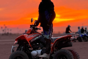 Sunset quad bike i Marrakech