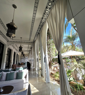 pool lounge sofitel marrakech by hamza jabri