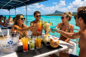 Ile Aux Cerfs Excursion: Catamaran, Waterfall, Snorkeling, and BBQ Lunch