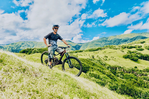 Maurice : sentiers cyclables panoramiques avec équipement et navette