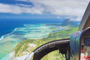 Underwater waterfall by Helicopter tour