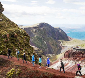 Mount Tarawera Przewodnia wędrówka