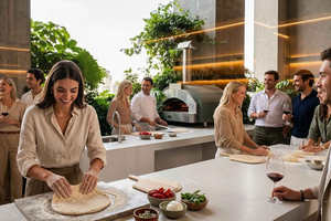 CDMX: authentieke Italiaanse pizza of pasta maken met tiramisu