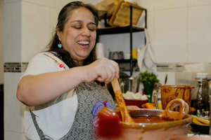 Coyoacán: Mole-Poblano-Kurs bei der Großmutter zu Hause