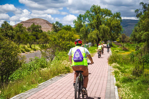 Fra Mexico City: Teotihuacan-pyramiderne og cykeltur