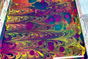 Marbling and Botanical Printing in Mexico City