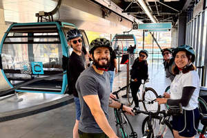 Mexico City: Cable Car, Forest & Centro Bike Tour