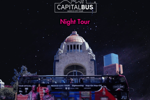 Mexico City: Double Decker Bus Night Tour