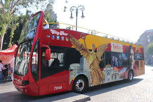 Mexiko-Stadt: Hop-On/Hop-Off-Bustour