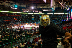 Città del Messico: Spettacolo di Lucha Libre e punti di riferimento di notte