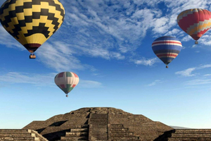 Mexico : vol en montgolfière à Teotihuacan et petit-déjeuner