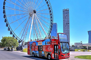 Puebla: Hop-on Hop-off City Tour and Aquarium Michín