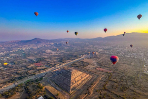 Ciudad de México: Vuelo en Globo, Teotihuacan y Santuario de Guadalupe