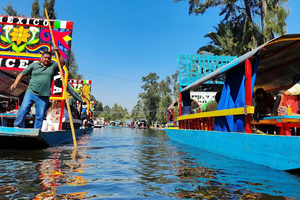 Mexico City: Trajinera Party with Drinks, Music, and Mexican Snacks