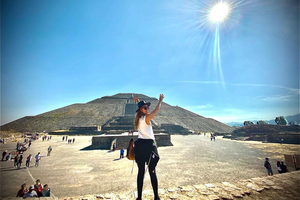 Pirámides de Teotihuacán y comida en casa de mi abuela