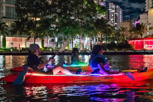 L.E.D. Light Kayak Miami City Lights