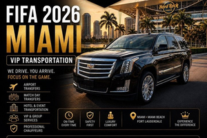 Miami Airport + VIP Chauffeur Experience (Luxury SUV, No Waiting)