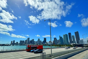 Miami City Sightseeing Double Decker Bus Tour