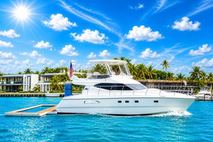 Miami Yacht Rentals | + 2 Free Jet Skis | Azimut 55ft up 13 ppl