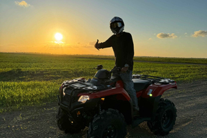 La mejor aventura en quad de pasajero y equipo de seguridad gratis