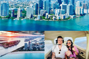 South Beach Private 50-Minute Private Flight Tour