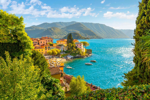 Milanosta: Comojärvelle, Luganoon ja Bellagioon.