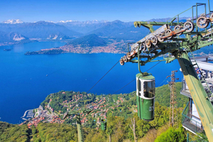 From Milan - Train to Lake Maggiore, Cable Car & Aperitif