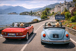 From Milano | Day trip in a classic car in Lago maggiore