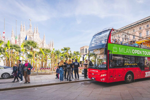 Milano: 24, 48, 72 tuntia: Hop-On Hop-Off bussilippu