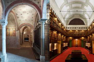 Milano: Sepolcro krypta Lippu: Pinacoteca Ambrosiana ja San Sepolcro krypta