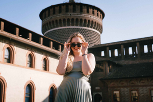 Milan: Professional Photoshoot Outside Sforza Castle