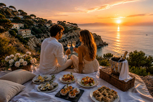 Monaco & France: 2 Countries Sunset Tour with Luxury Picnic