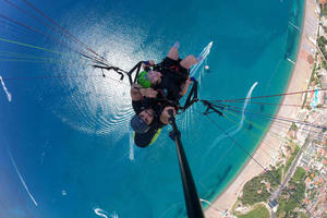 Becici Beach: Tandem Paragliding Flight in Budva Riviera
