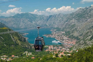 From Durres/Tirana: Kotor Montenegro Cable Car & Boat Tour