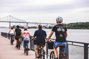 Montréal: Cykeltur till centrum och Gamla Montréal