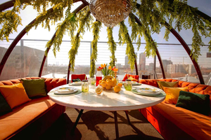 RoofTop купольные беседки на крыше