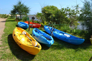 Macaneta Beach: Kajaktocht naar de Incomati River Islands