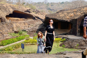 Elephanta Island-grottor och traditionell bytur