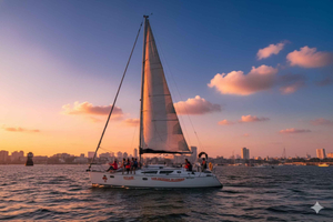 Privat luksus-yacht-sejlads