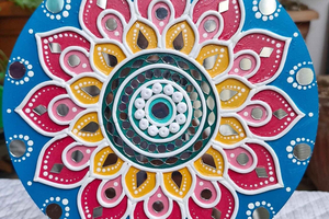 Mumbai : atelier de rangoli, d'art lippan et de peinture sur pierre
