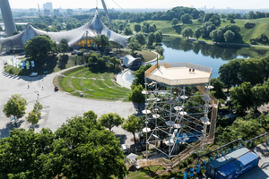 Adventure Tower - High-Rope Climbing Garden in the Olympic Park, Munich