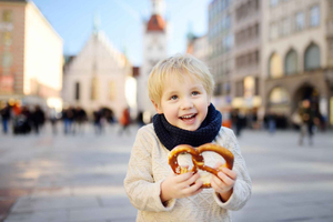 Livret de visite autoguidée de la vieille ville de Munich, des restaurants et de la nourriture