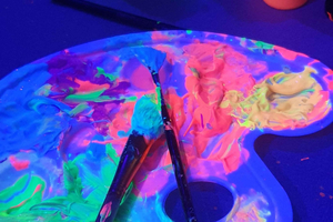 Neon Painting Workshop with Black Light