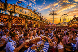 München: Oktoberfest-opplevelse og omvisning til fots i gamlebyen